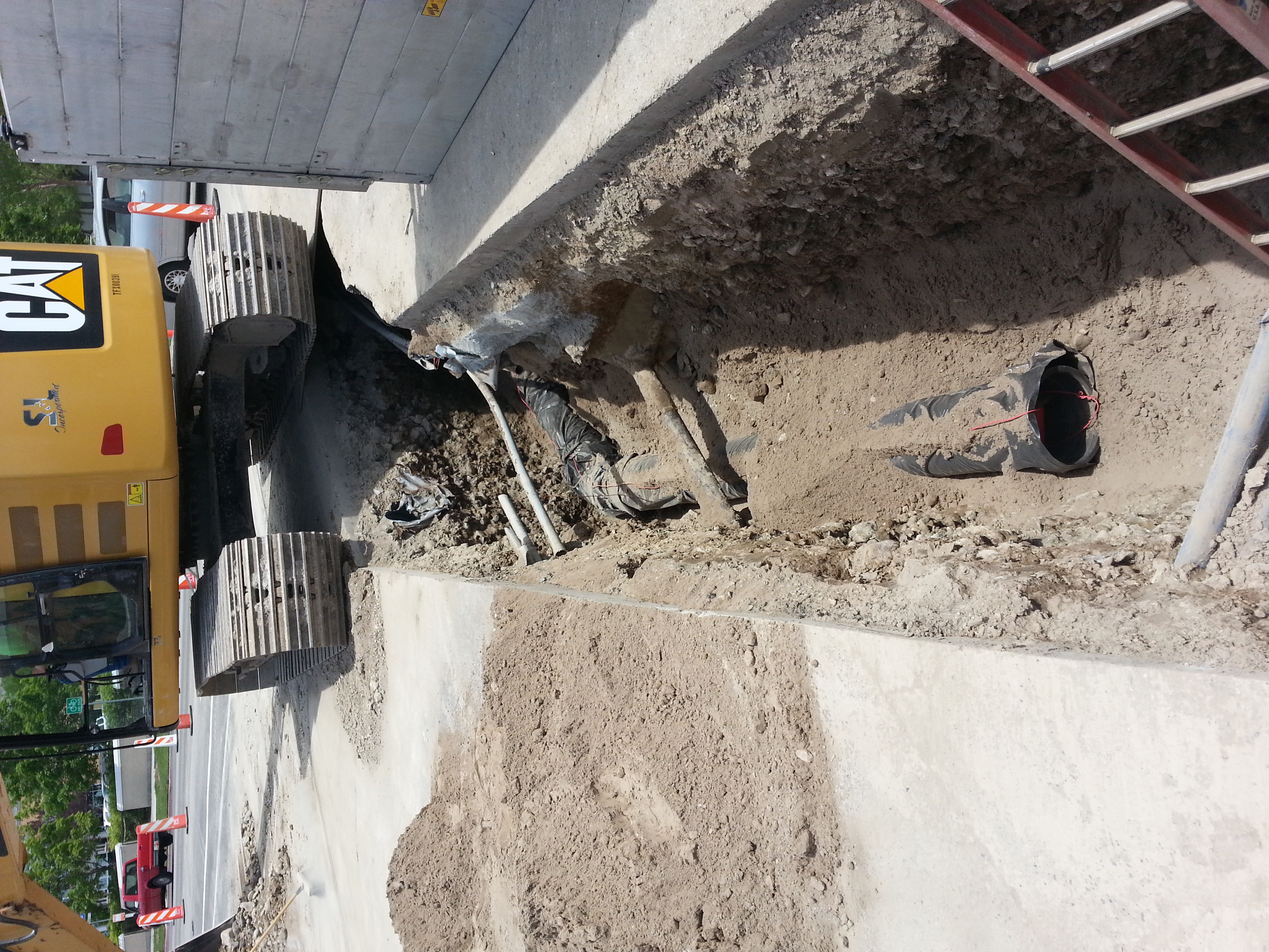 BYU campus waterline installation