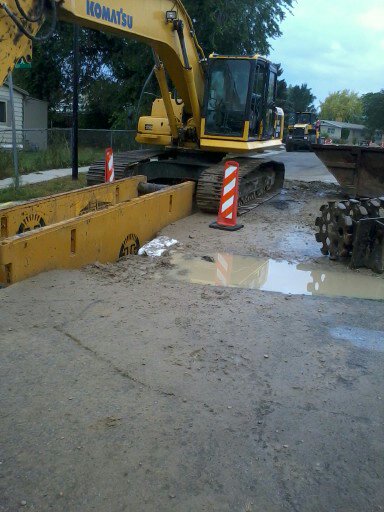 Sewer line replacement