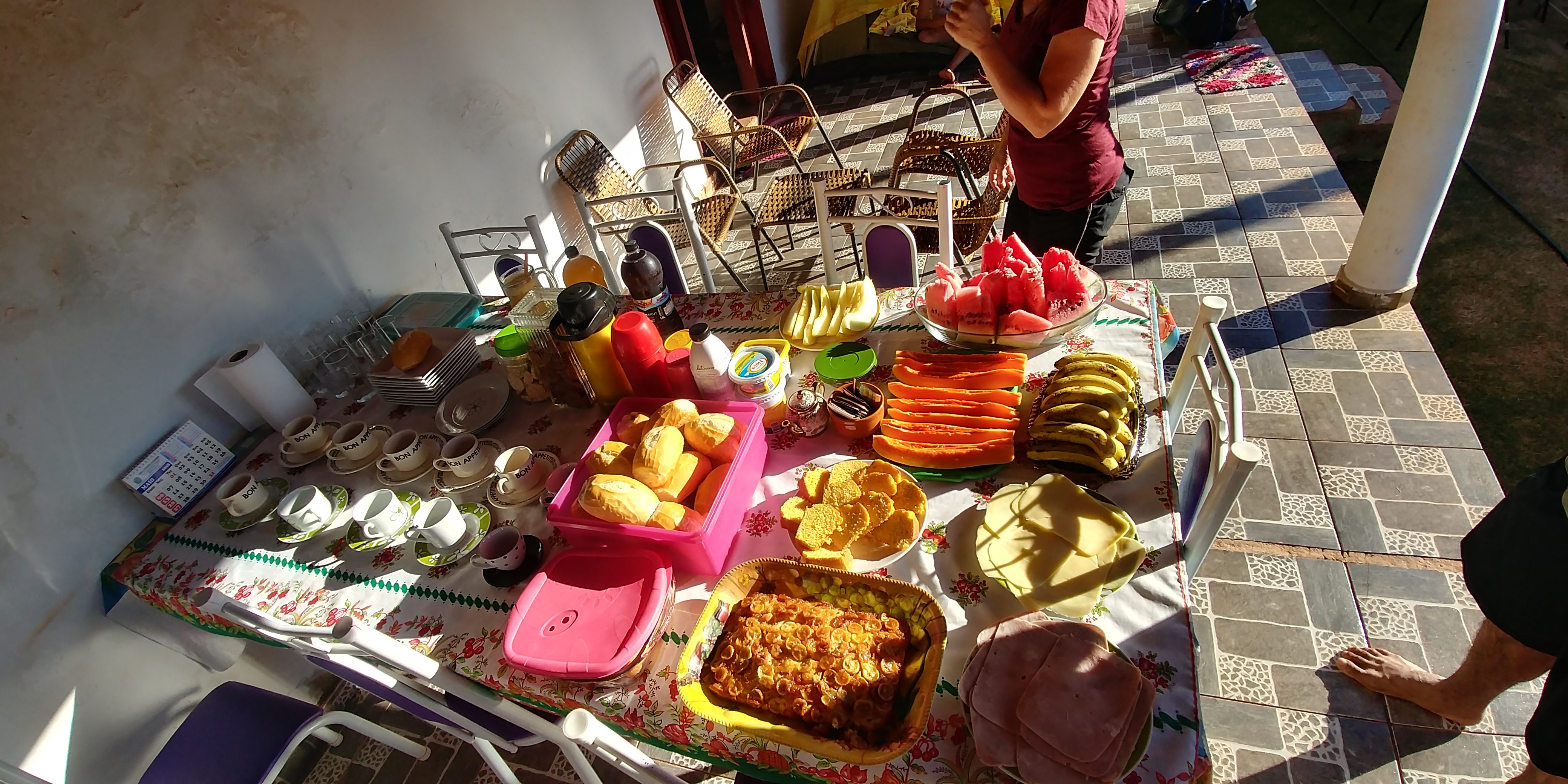 Breakfast during the Jalapão expedition