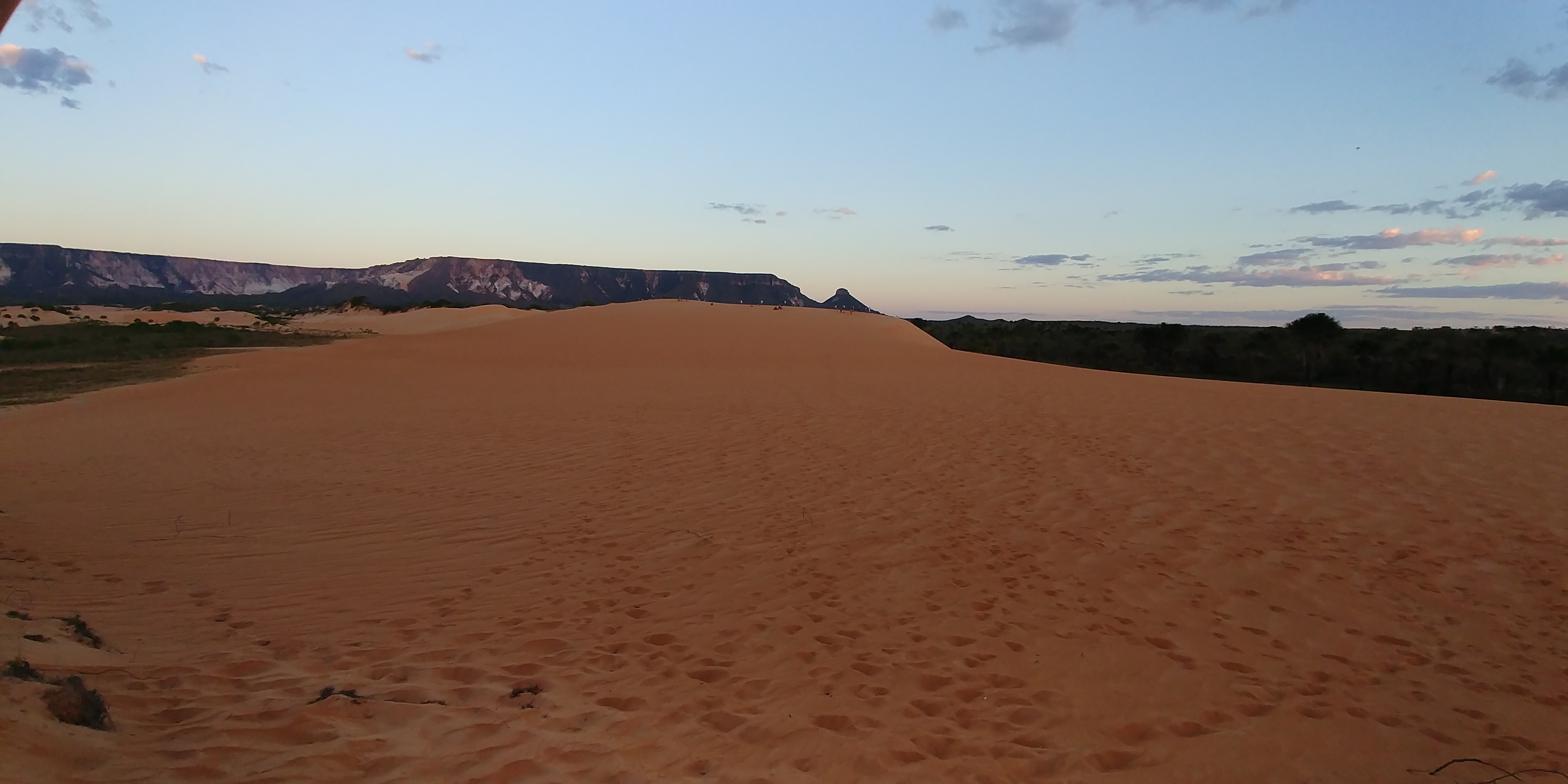 Golden sand dunes in Jalapão