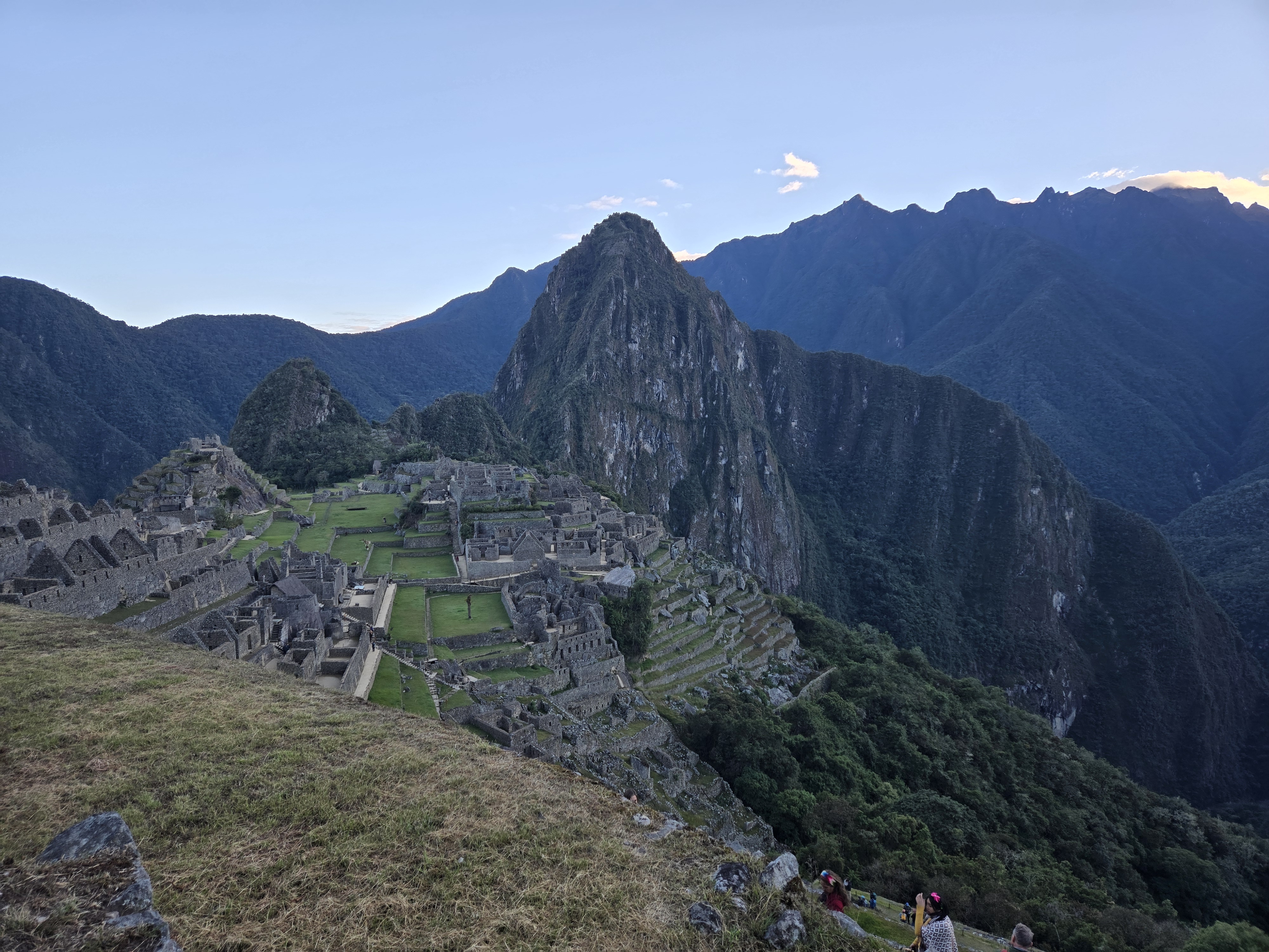 Stone structures and terraces at Machu Picchu