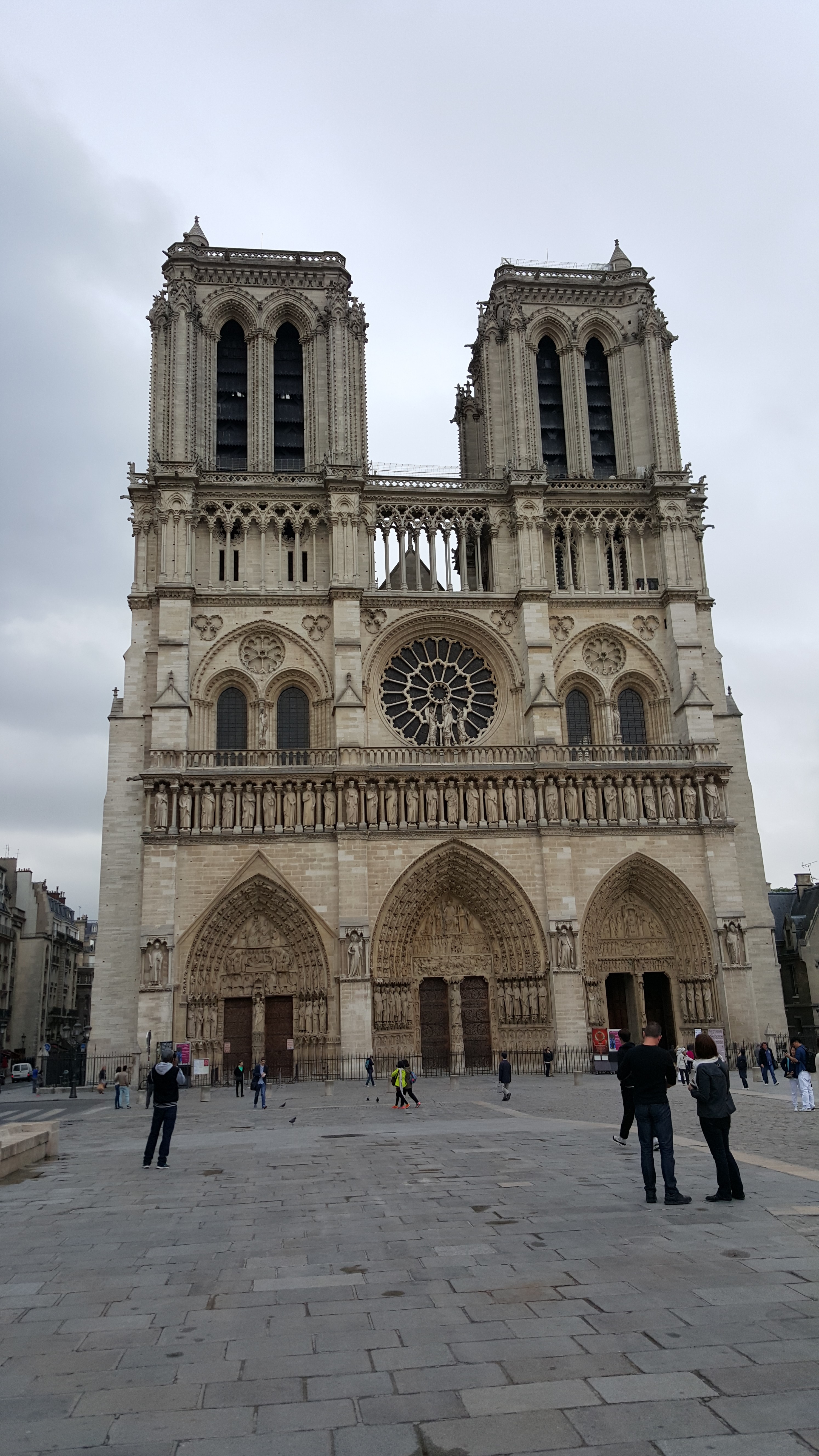 Notre-Dame Cathedral in Paris before the 2019 fire