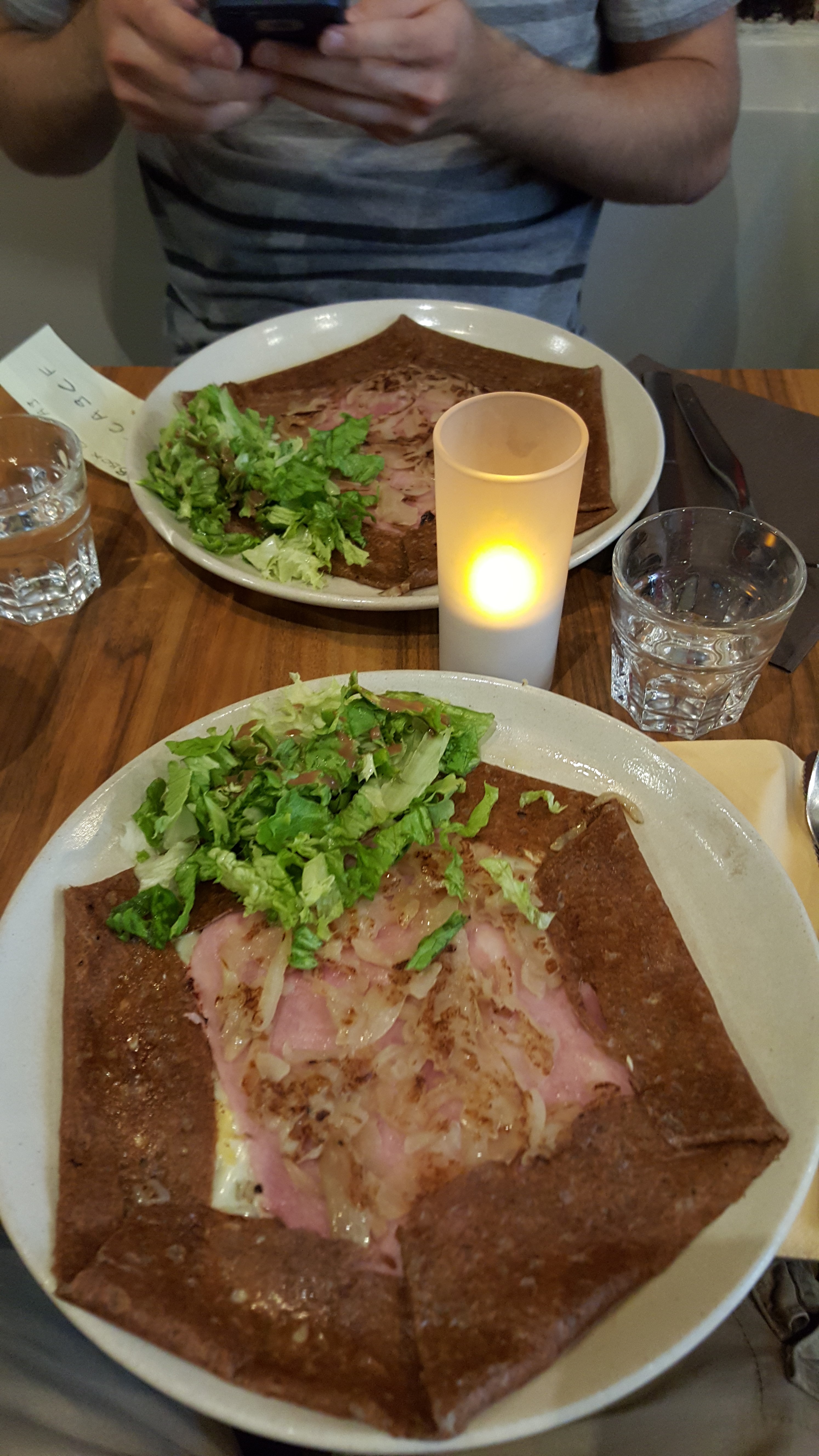 Savory French crêpe in Paris