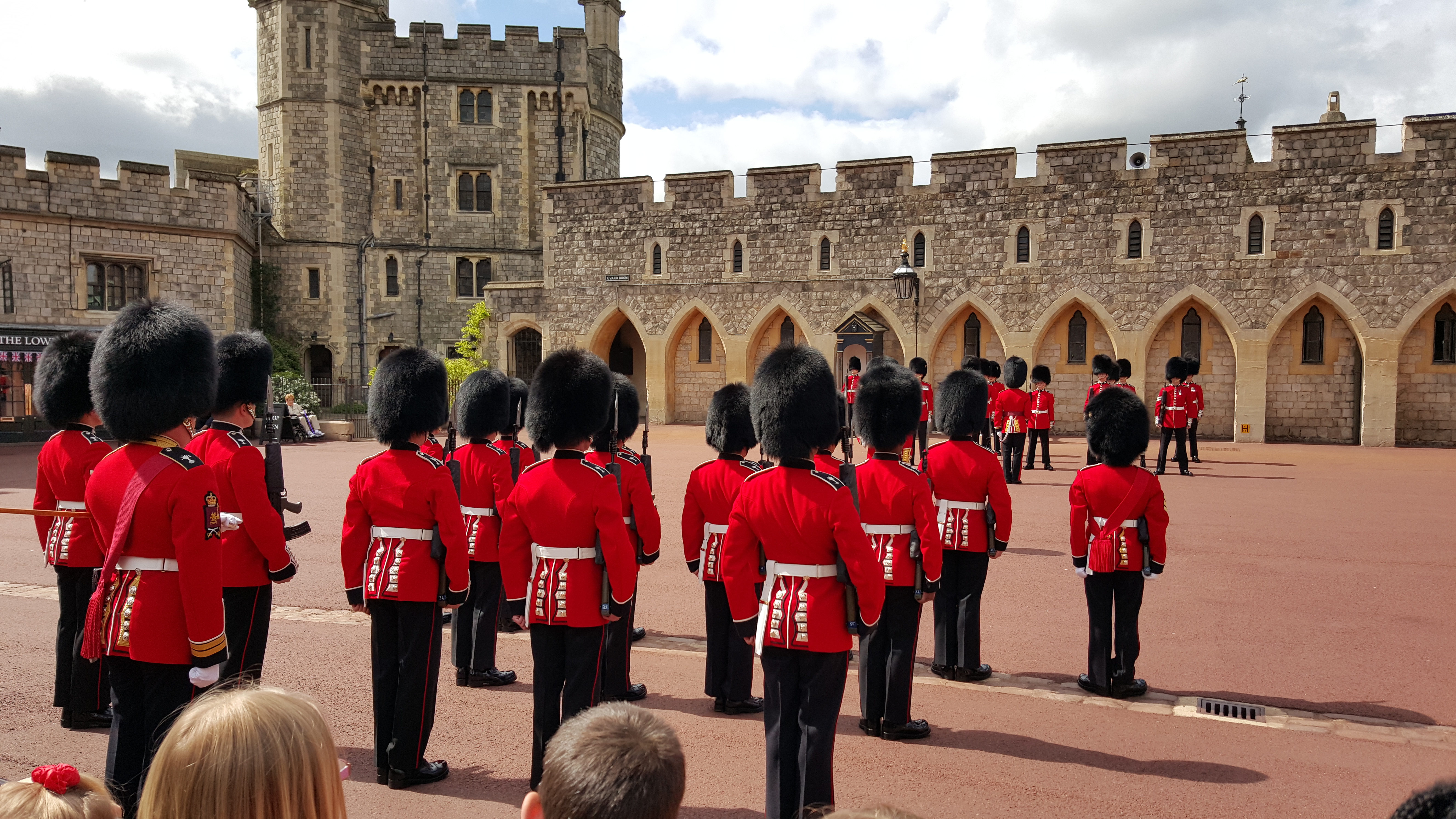 Changing of the Guard ceremony at Windsor Castle